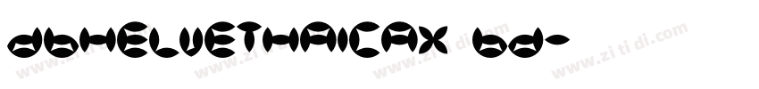 dbhelvethaicax bd字体转换